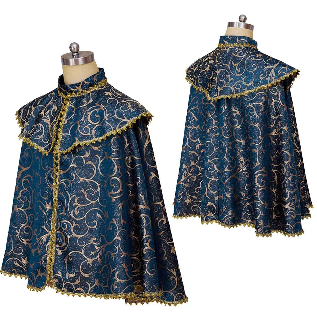 Royal Medieval Noble Cloak for Men & Women - Luxurious Vintage Cape | Astricos Costume - Astricos