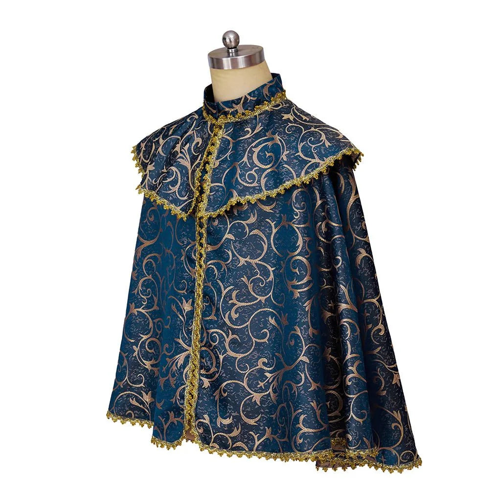 Royal Medieval Noble Cloak for Men & Women - Luxurious Vintage Cape | Astricos Costume - Astricos