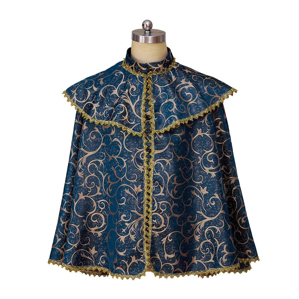 Royal Medieval Noble Cloak for Men & Women - Luxurious Vintage Cape | Astricos Costume - Astricos