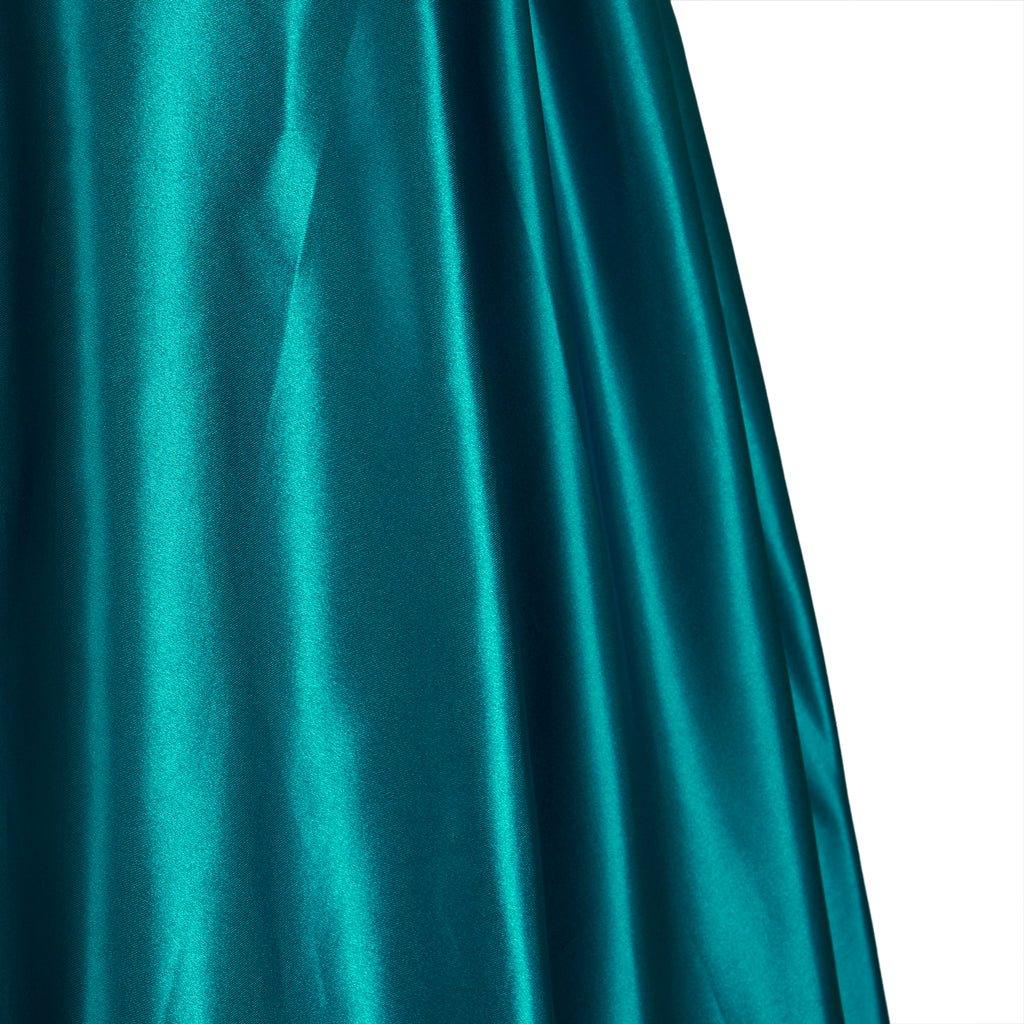 Astricos Traditional Empire Gown - Bridgerton Cosplay Costume in Luxurious Emerald Silk - Astricos