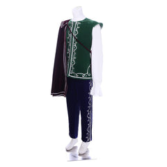 Elegant Medieval Tudor King or Prince Costume - Velvet Long Sleeve Top, Pants & Cloak | Astricos - Astricos