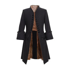 Astricos Victorian Steampunk Trench Coat - Long Coat for Cosplay and Historical Events - Astricos