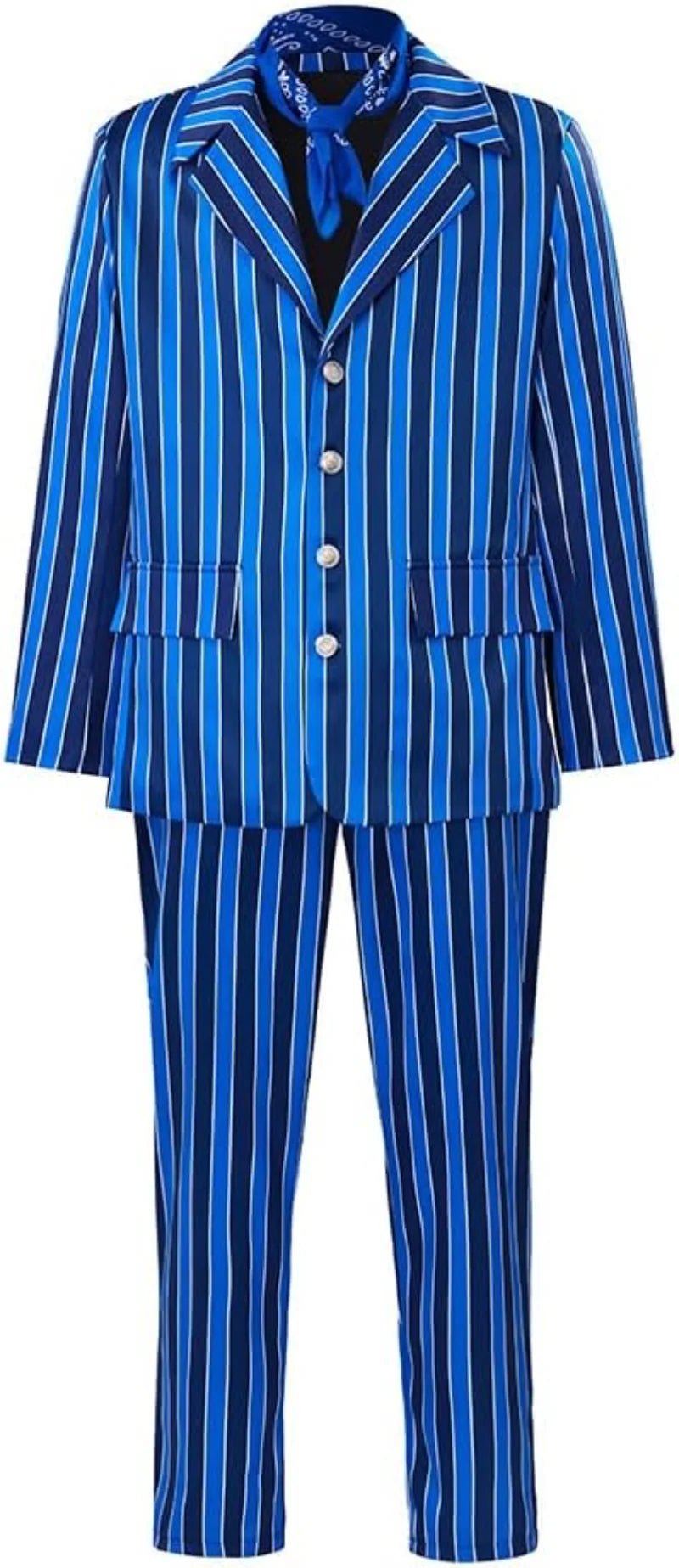 Men's 1960s Spy Costume - Astricos Blue Spy Movie Cosplay Outfit for Adults - Astricos