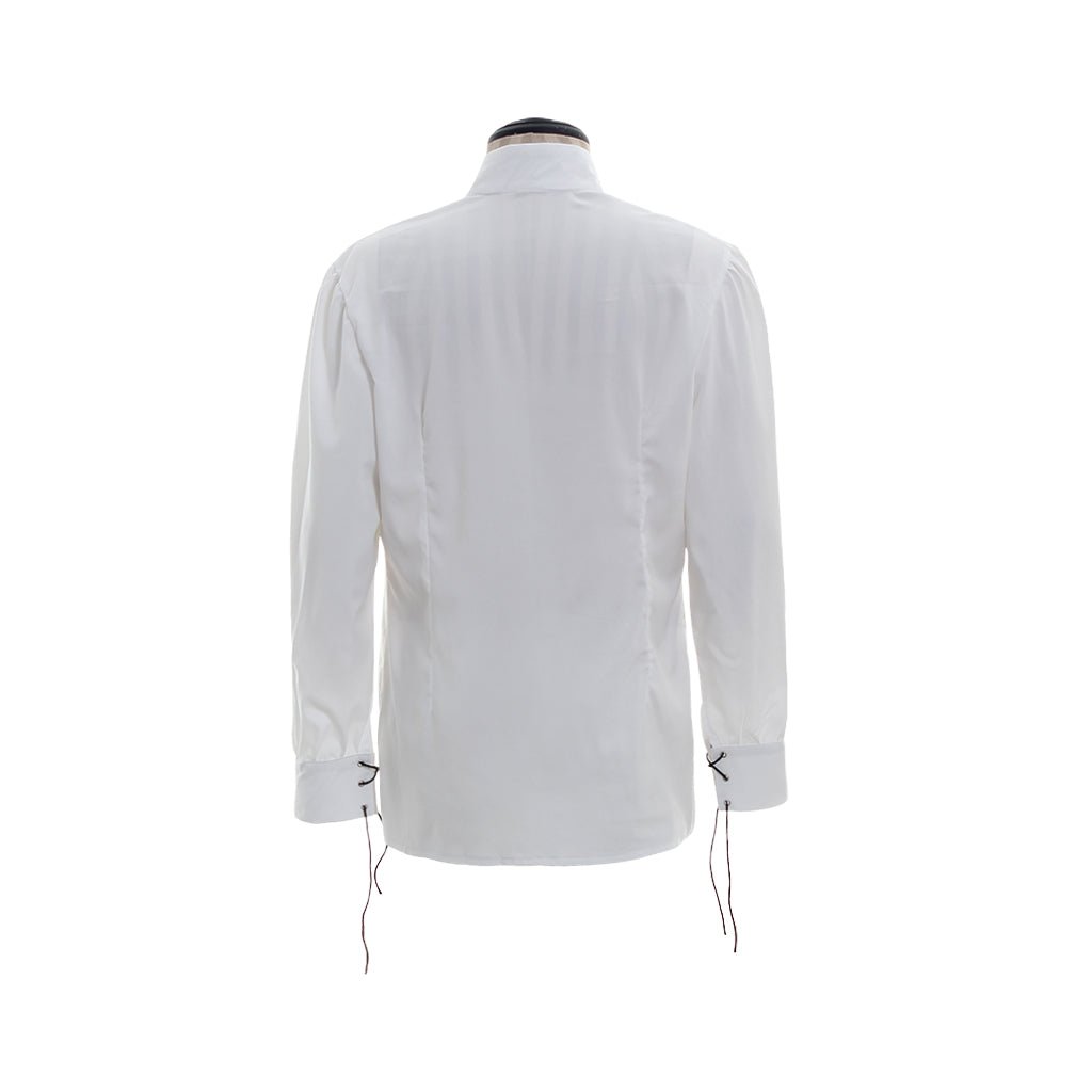 Men’s Classic Pirate Costume - White Shirt & Tassel Vest for Halloween | Astricos - Astricos