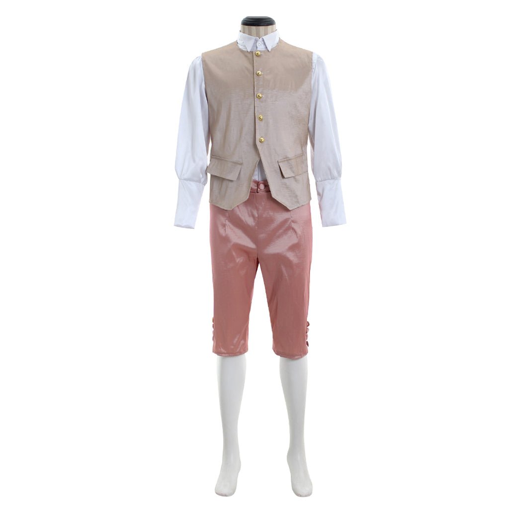 Men's Pink Royal Vintage Suit - European Noble Cosplay Costume | Astricos Medieval Series - Astricos