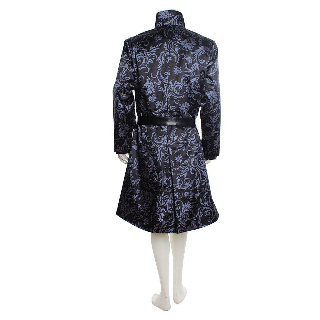 Men’s Astricos Steampunk Gothic Victorian Tailcoat - Elegant Long Blue Frock Coat for Cosplay & Special Events - Astricos