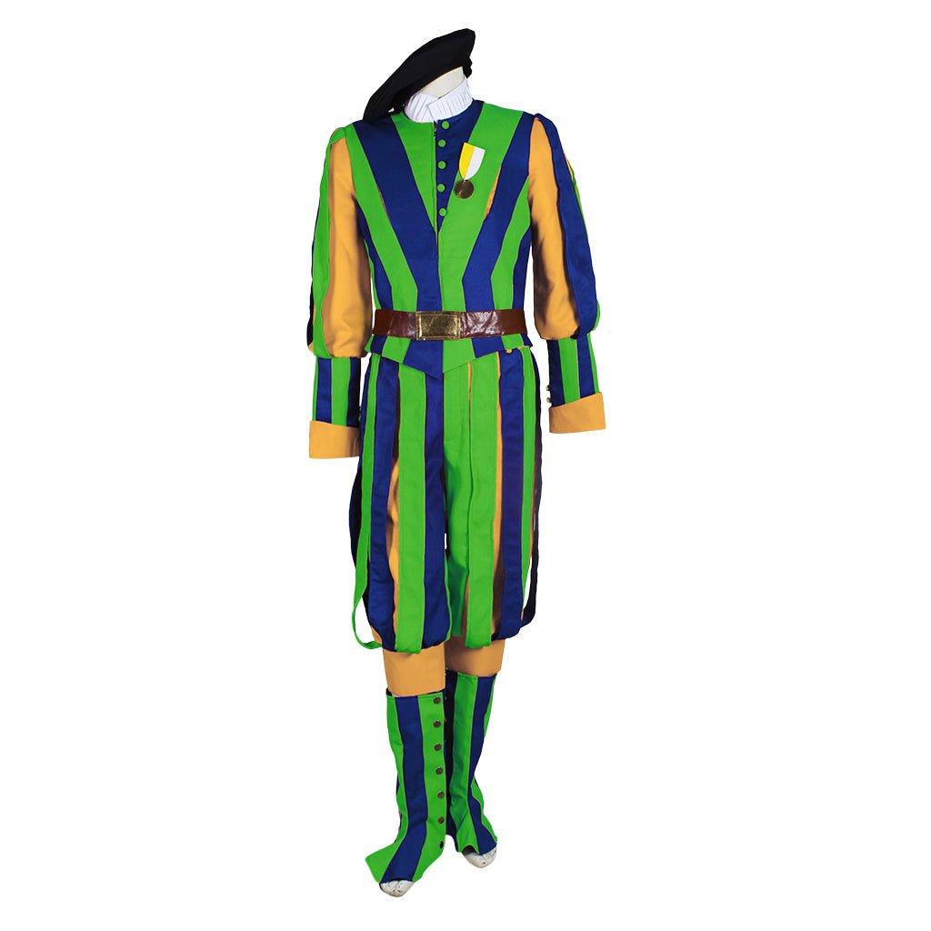 Men's Swiss Soldier Christmas Cosplay Costume – Astricos Royal Swiss Guard Uniform Set - Astricos