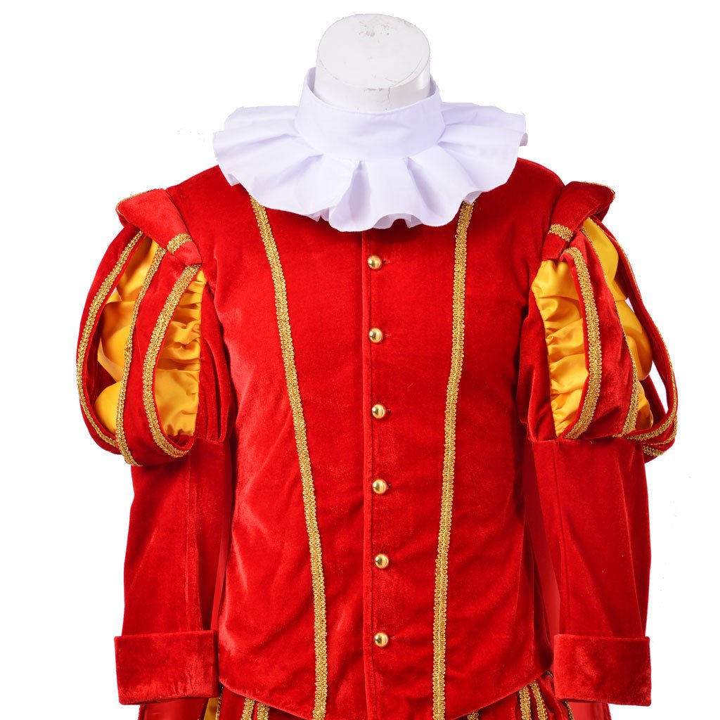 Men’s Astricos Renaissance Cosplay Costume - Elizabethan Era King’s Suit with Hat | Astricos Medieval Series - Astricos