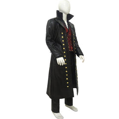 Astricos Movie Cosplay Captain Hook Costume Set | Black Victorian Pirate Outfit | Full Set for Halloween - Astricos