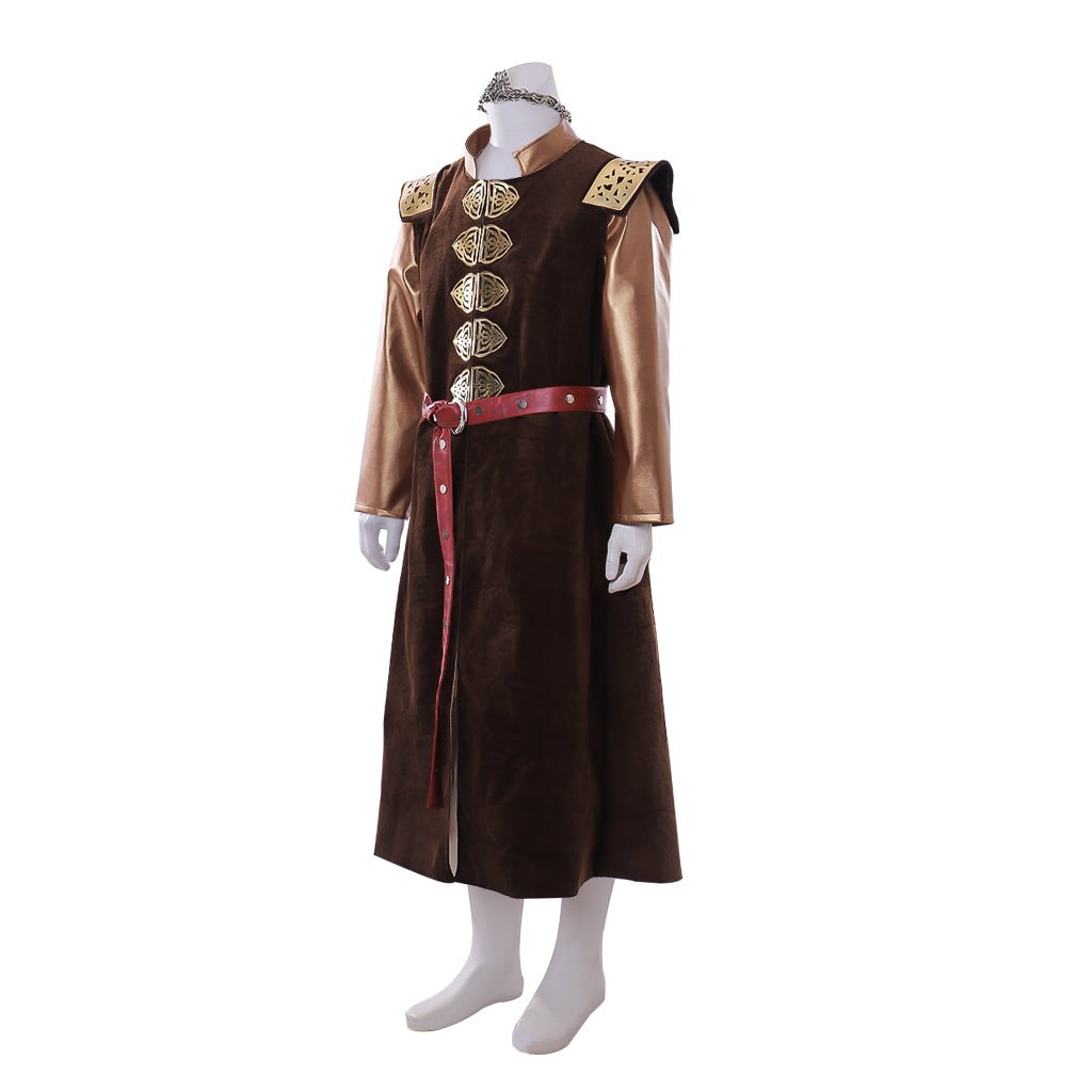 Epic Astricos Medieval King Cosplay Costume with Crown for Halloween and Carnival - Astricos