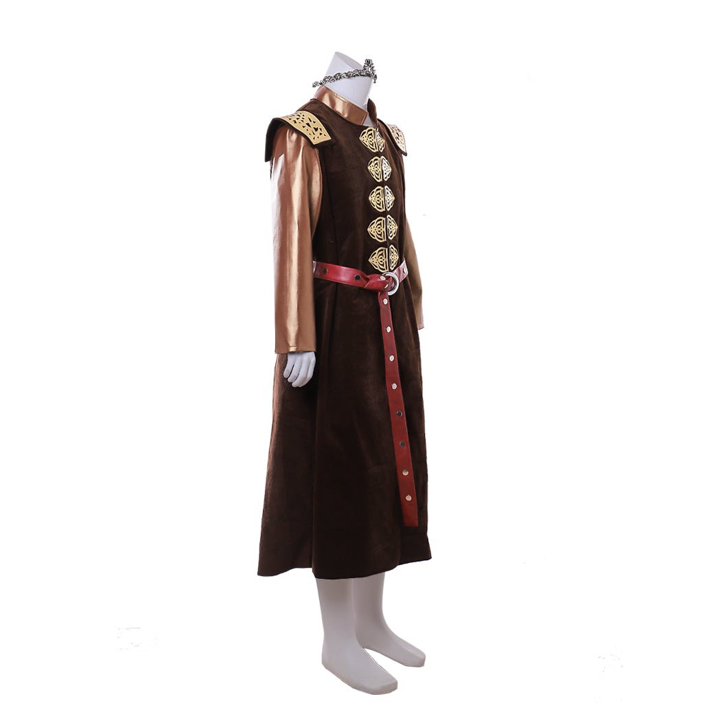 Epic Astricos Medieval King Cosplay Costume with Crown for Halloween and Carnival - Astricos