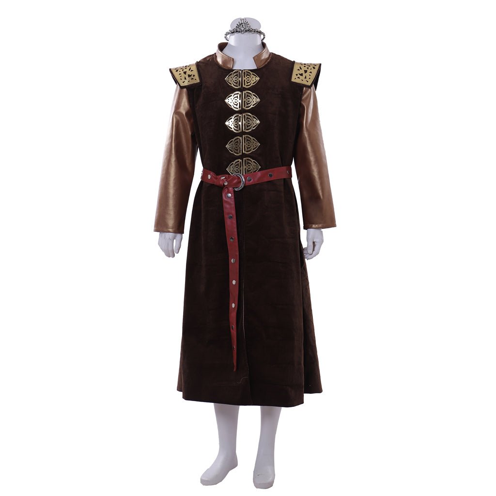 Epic Astricos Medieval King Cosplay Costume with Crown for Halloween and Carnival - Astricos