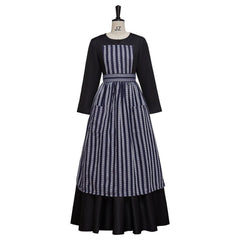 Astricos Maria Nun Costume Dress with Apron - Sound of Music Inspired - Astricos