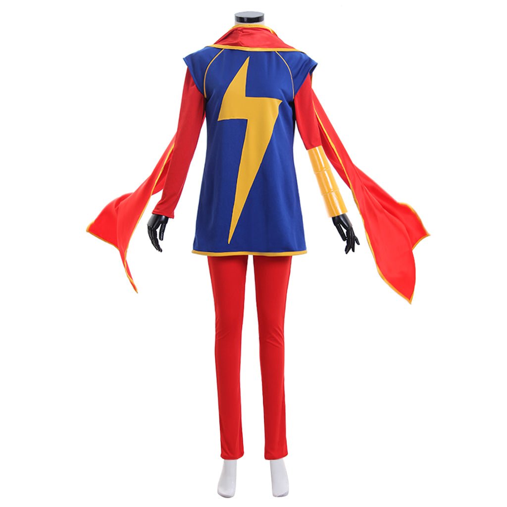 Kamala Khan Cosplay Costume - Premium Captain Marvel Outfit | Astricos - Astricos