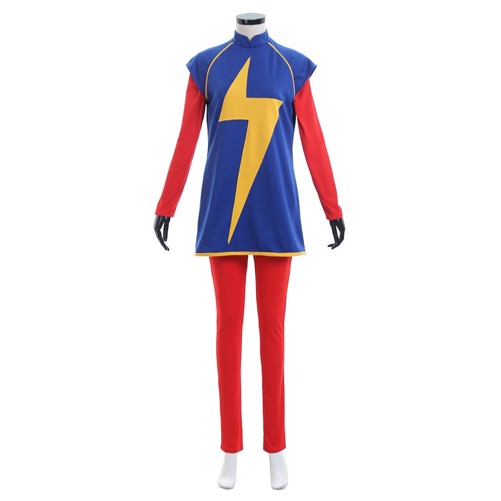 Kamala Khan Cosplay Costume - Premium Captain Marvel Outfit | Astricos - Astricos