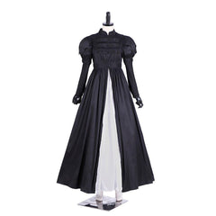 Astricos Eliza Hamilton Cosplay Costume Dress | Elegant Women's Black Ball Gown | Custom Satin Dress for Adults - Astricos