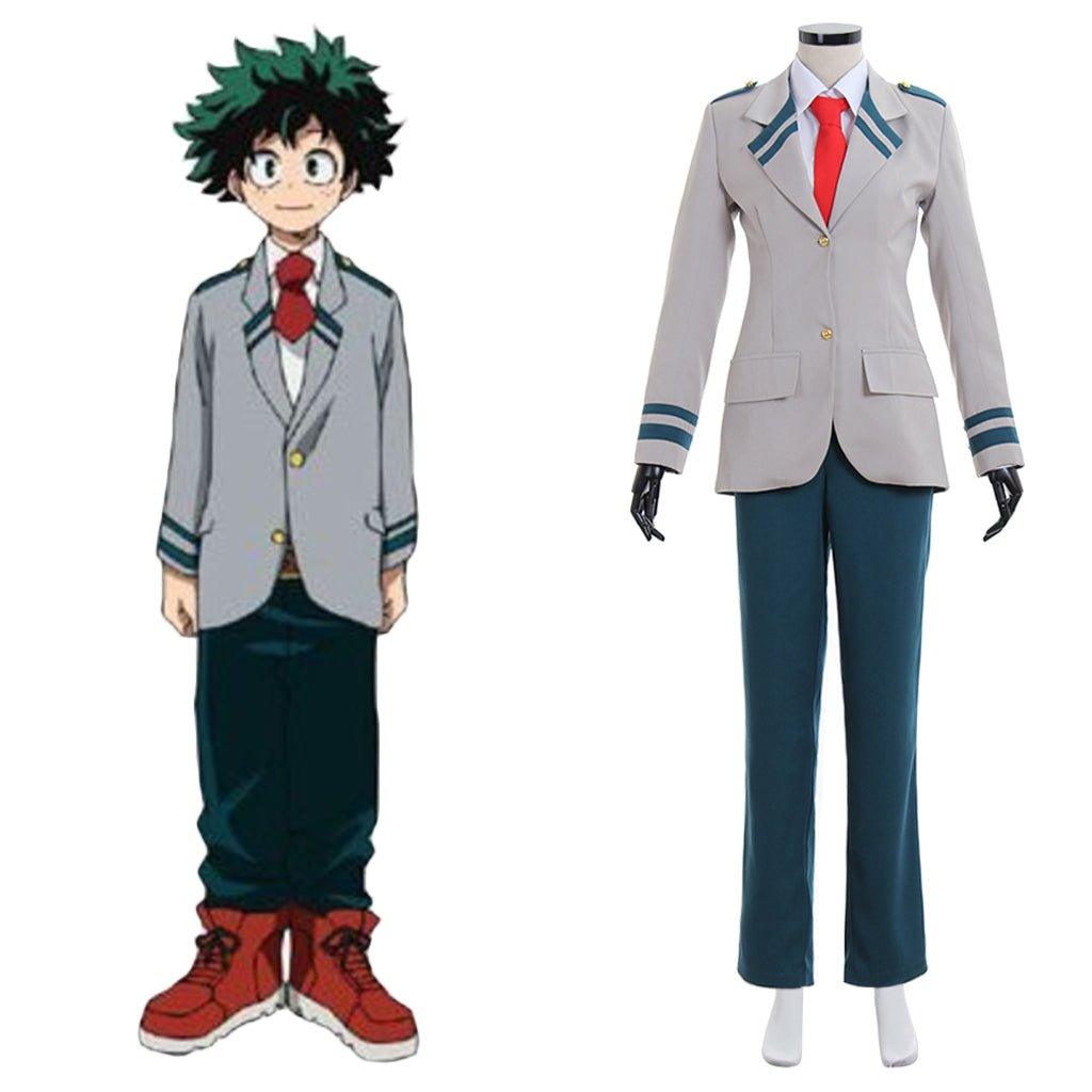 Astricos My Hero Academia Izuku Midoriya & Shoto Todoroki School Uniform Cosplay Costume - Astricos