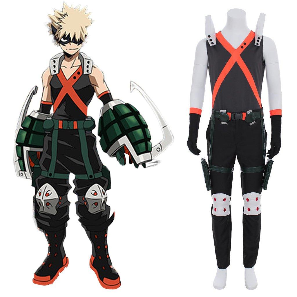 My Hero Academia Katsuki Bakugou Cosplay Costume Full Set - Explosive Hero Style - Astricos