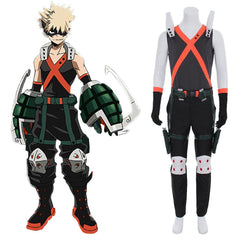 My Hero Academia Katsuki Bakugou Cosplay Costume Full Set - Explosive Hero Style - Astricos