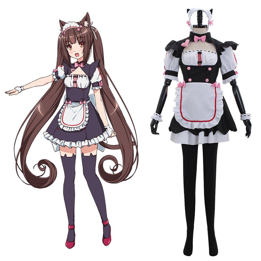 Astricos Chocolat Maid Dress Anime Cosplay Outfit for Enthusiasts - Astricos