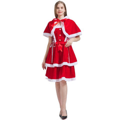 Elegant Medieval Christmas Dress for Parties and Performances by Astricos - Astricos