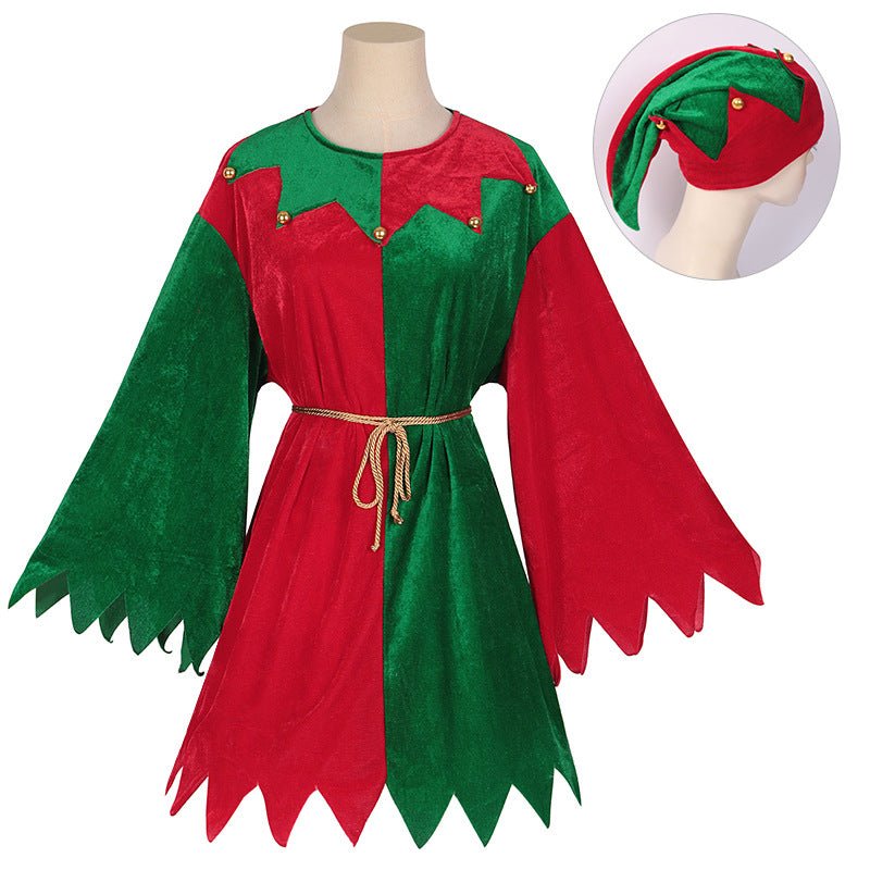 Astricos Medieval Christmas Clothing - Party-Themed Festive Dress for COS Stage Performance - Astricos