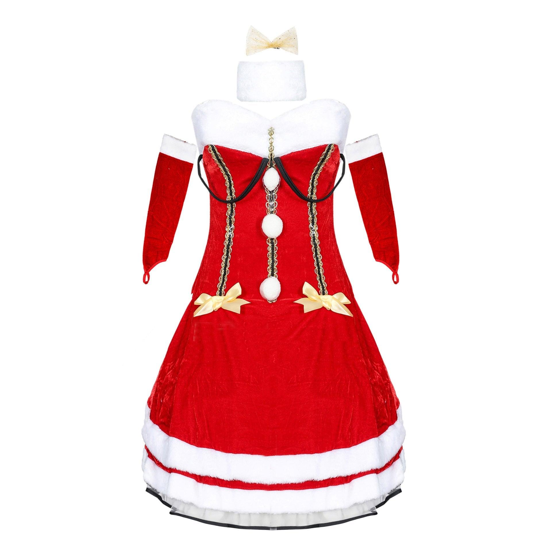 New, Alluring Christmas Outfit, Astricos Exclusive Japanese-Inspired Cute Holiday Clothing Set for New Year's Eve Parties - Astricos