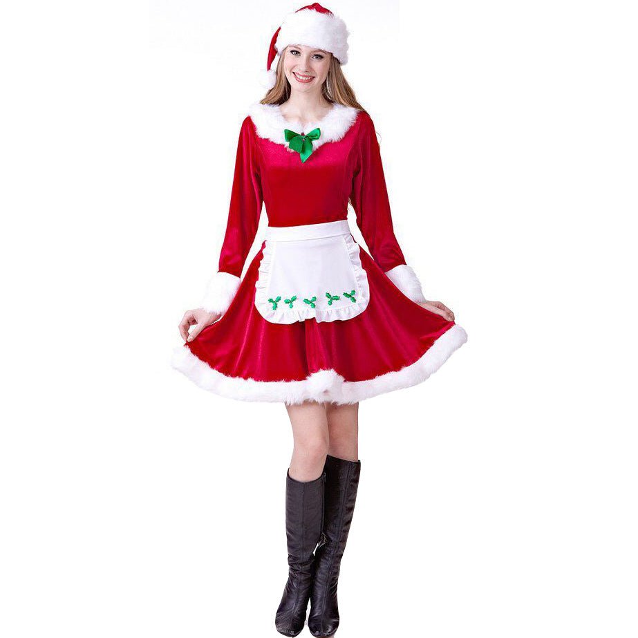 Astricos New Year's Dance Stage Costume - Sexy Christmas Outfit for Holiday Performances - Astricos