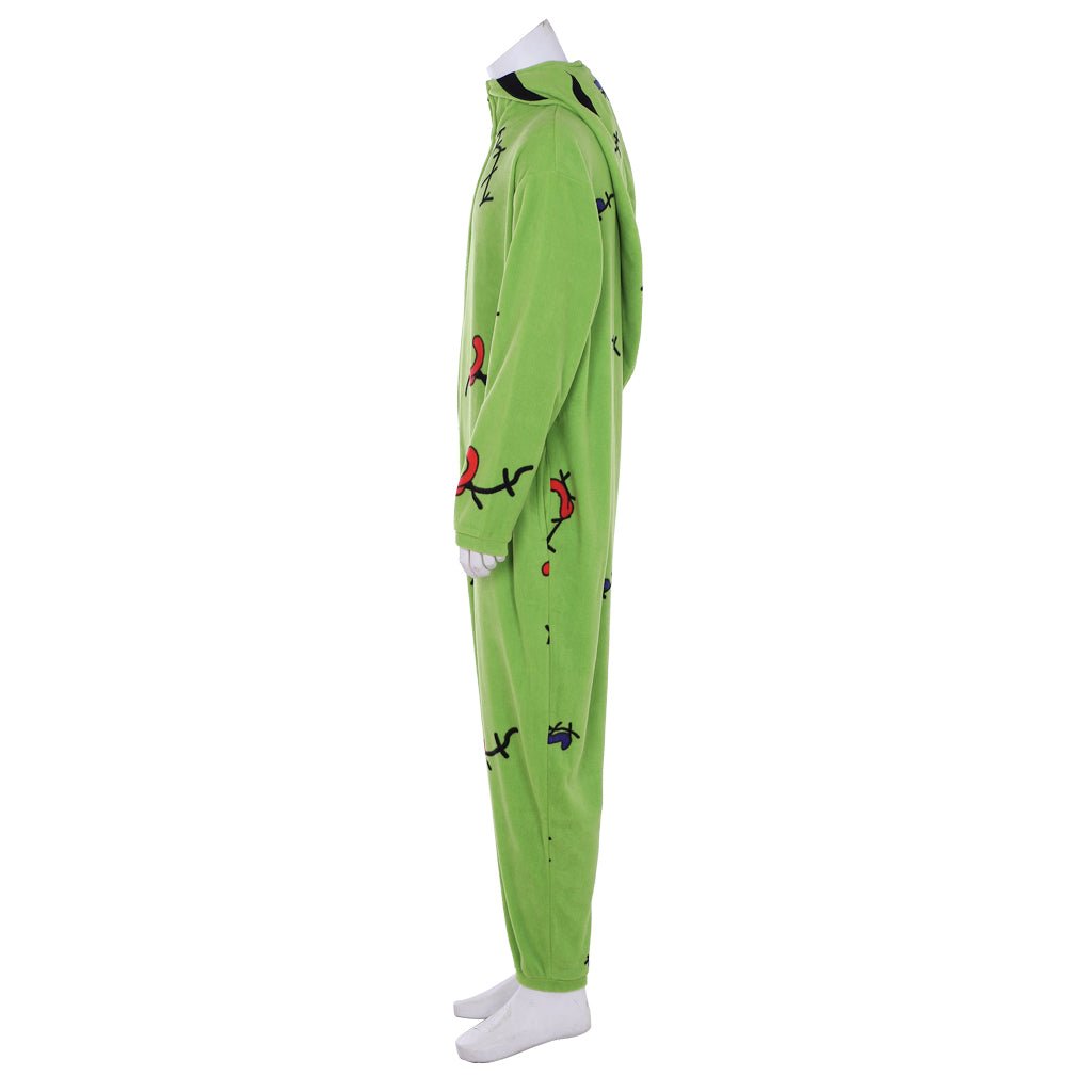 Astricos Oogie Boogie Cosplay Kigurumi Union Suit - Cozy & Iconic for Halloween & Events! - Astricos