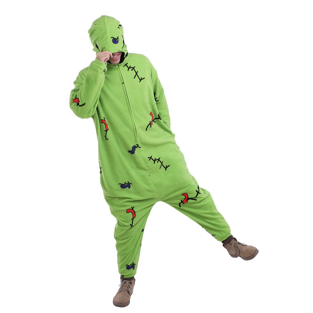 Astricos Oogie Boogie Cosplay Kigurumi Union Suit - Cozy & Iconic for Halloween & Events! - Astricos