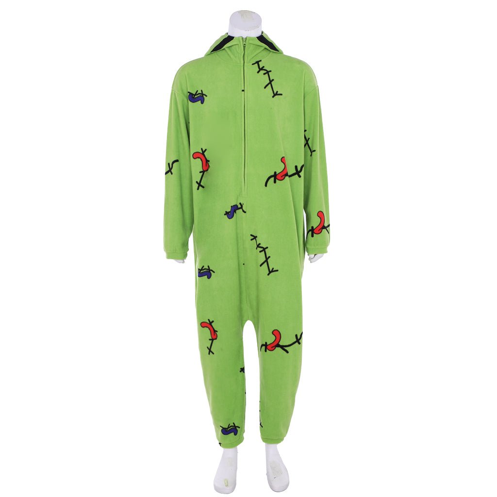 Astricos Oogie Boogie Cosplay Kigurumi Union Suit - Cozy & Iconic for Halloween & Events! - Astricos