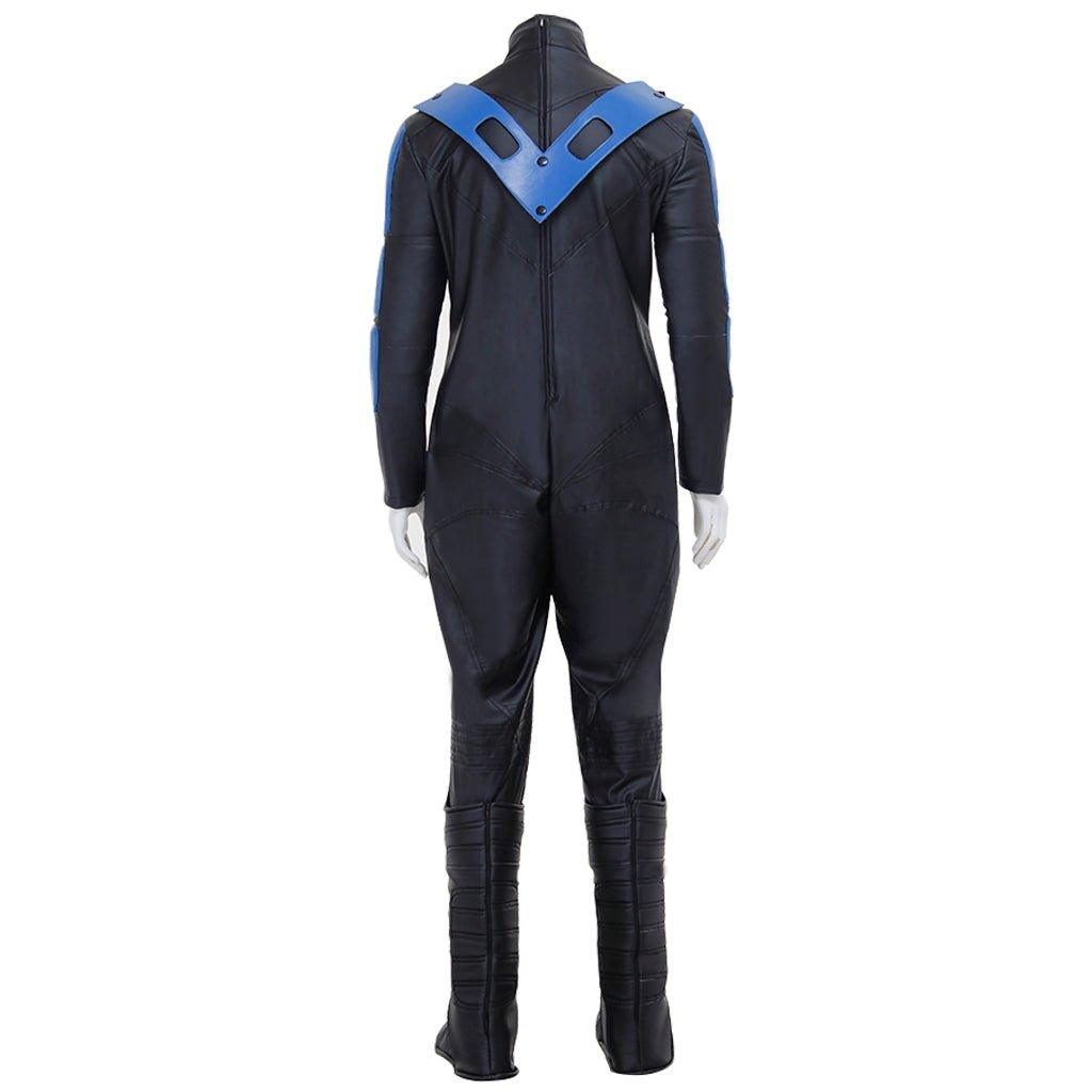 Astricos Men's Deluxe Nightwing Cosplay Costume - The Ultimate Superhero Bodysuit for Halloween & Cosplay - Astricos