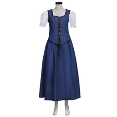 Astricos Belle Cosplay Dress Costume for Women - Ideal for Halloween, Cosplay & Carnival - Astricos