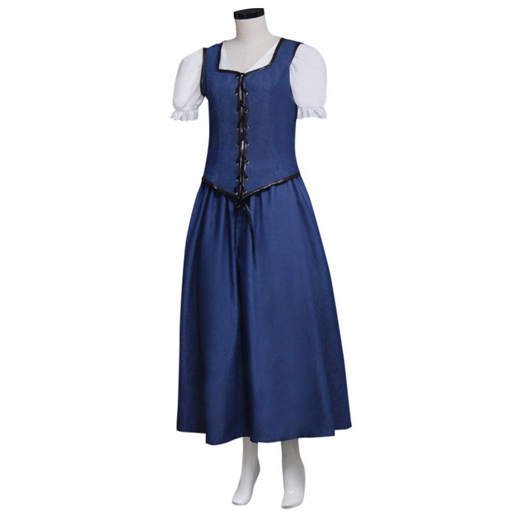 Astricos Belle Cosplay Dress Costume for Women - Ideal for Halloween, Cosplay & Carnival - Astricos