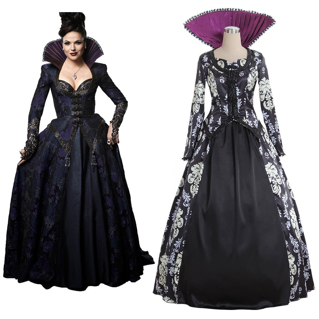 Astricos Regina Mills Dress Costume | Adult Women's Halloween Carnival Cosplay Outfit - Astricos