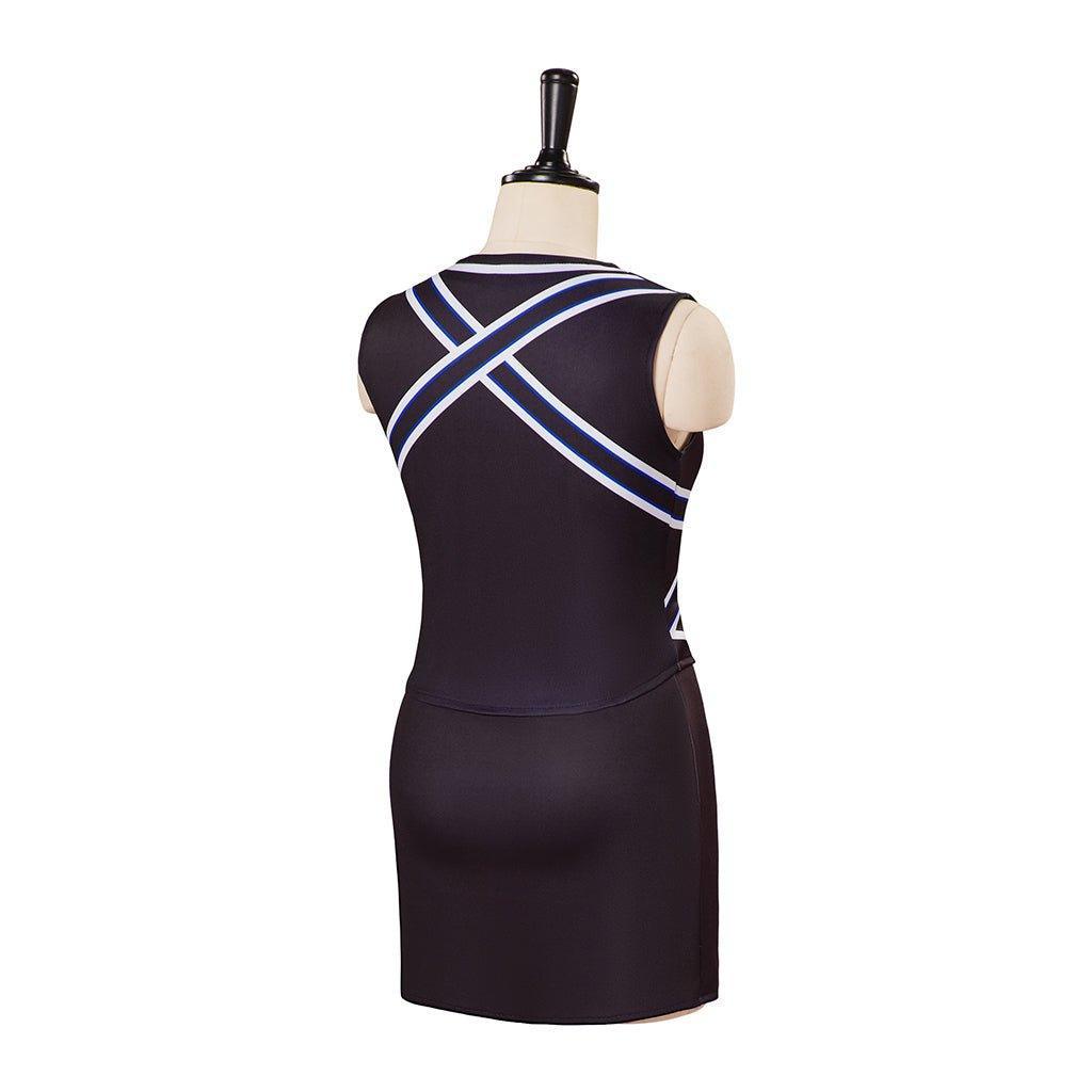 Astricos Cheerleader Uniform | Women's High School Costume | Tank Top & Skirt Halloween Dress - Astricos