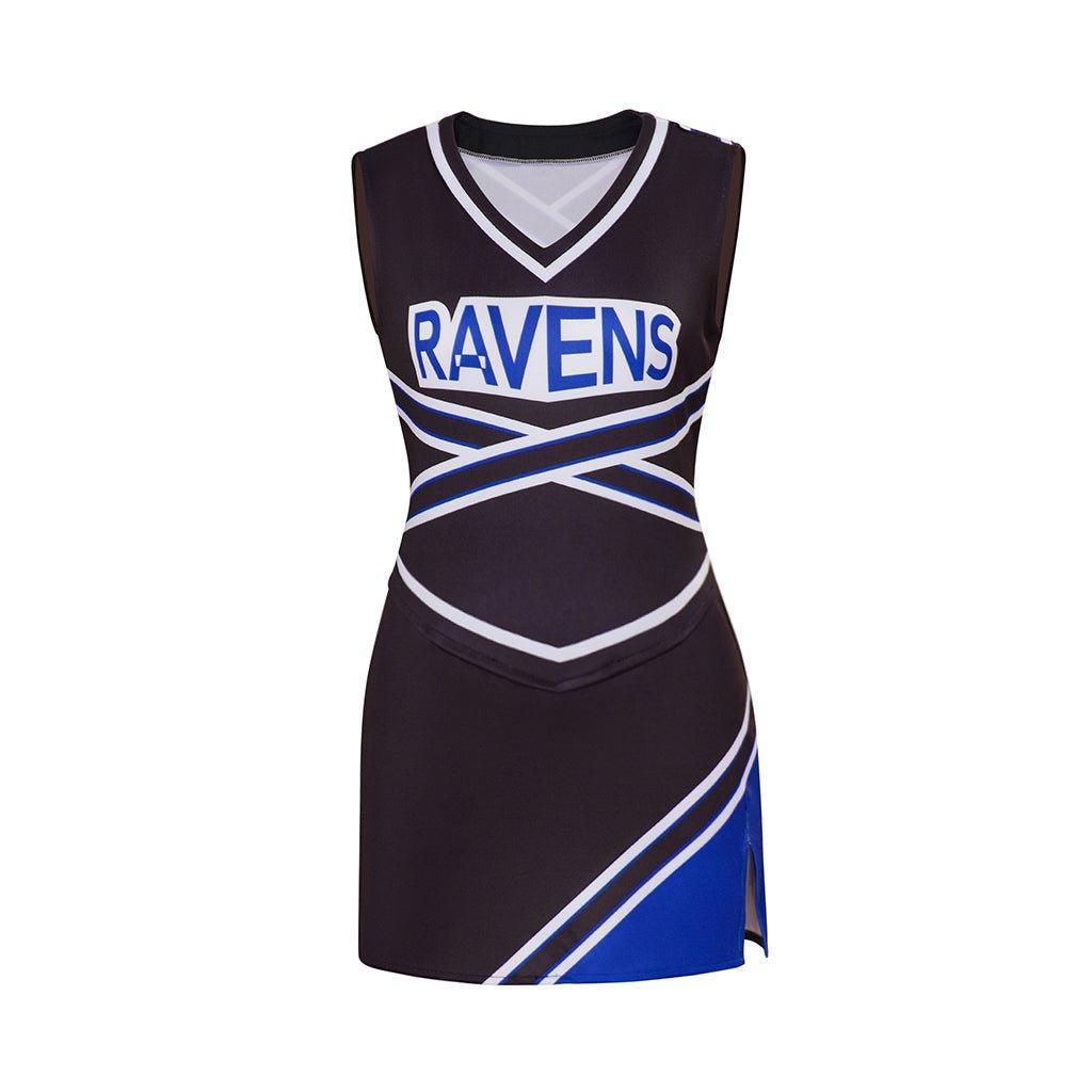 Astricos Cheerleader Uniform | Women's High School Costume | Tank Top & Skirt Halloween Dress - Astricos