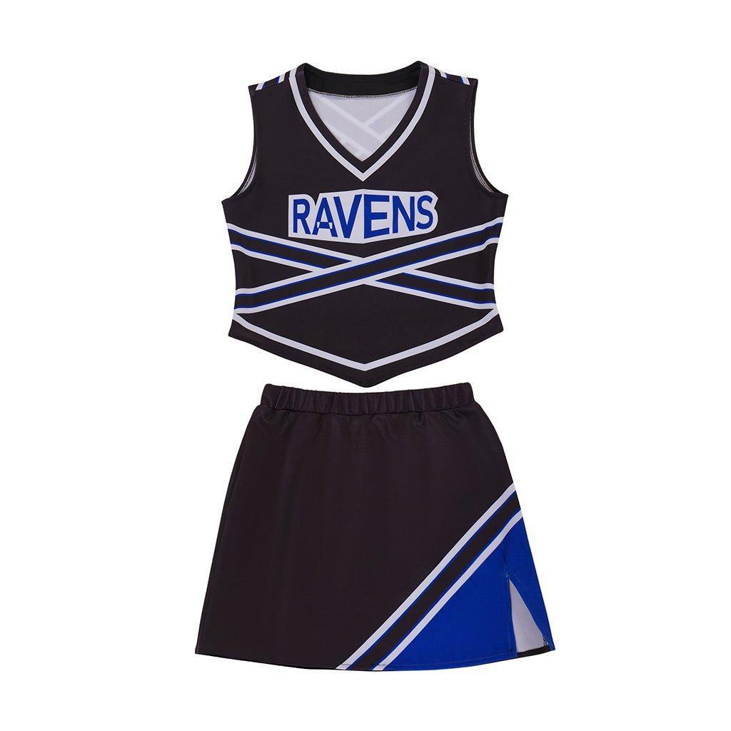 Astricos Cheerleader Uniform | Women's High School Costume | Tank Top & Skirt Halloween Dress - Astricos