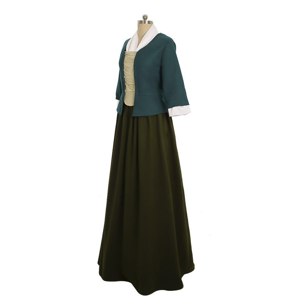 Astricos Claire Fraser Cosplay Dress | Authentic Highland Colonial Style for Themed Events - Astricos