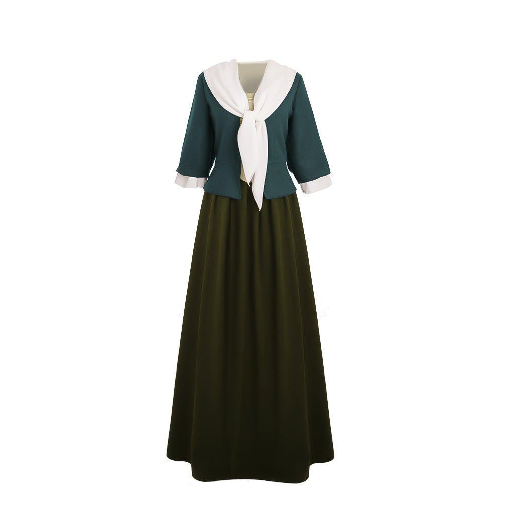 Astricos Claire Fraser Cosplay Dress | Authentic Highland Colonial Style for Themed Events - Astricos