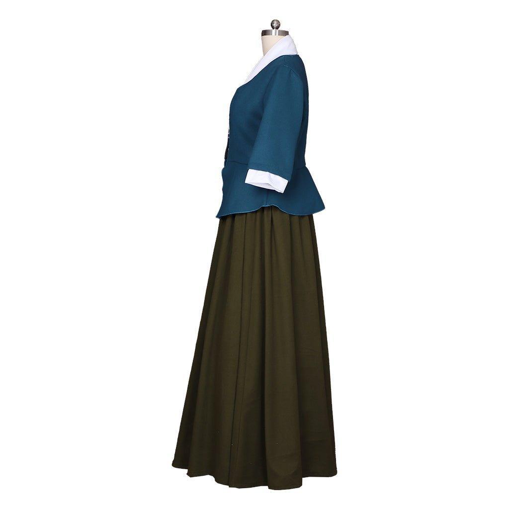 Astricos Claire Fraser Cosplay Dress | Authentic Scottish Highland Outfit | Elegant Southern Belle Costume - Astricos