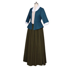 Astricos Claire Fraser Cosplay Dress | Authentic Scottish Highland Outfit | Elegant Southern Belle Costume - Astricos