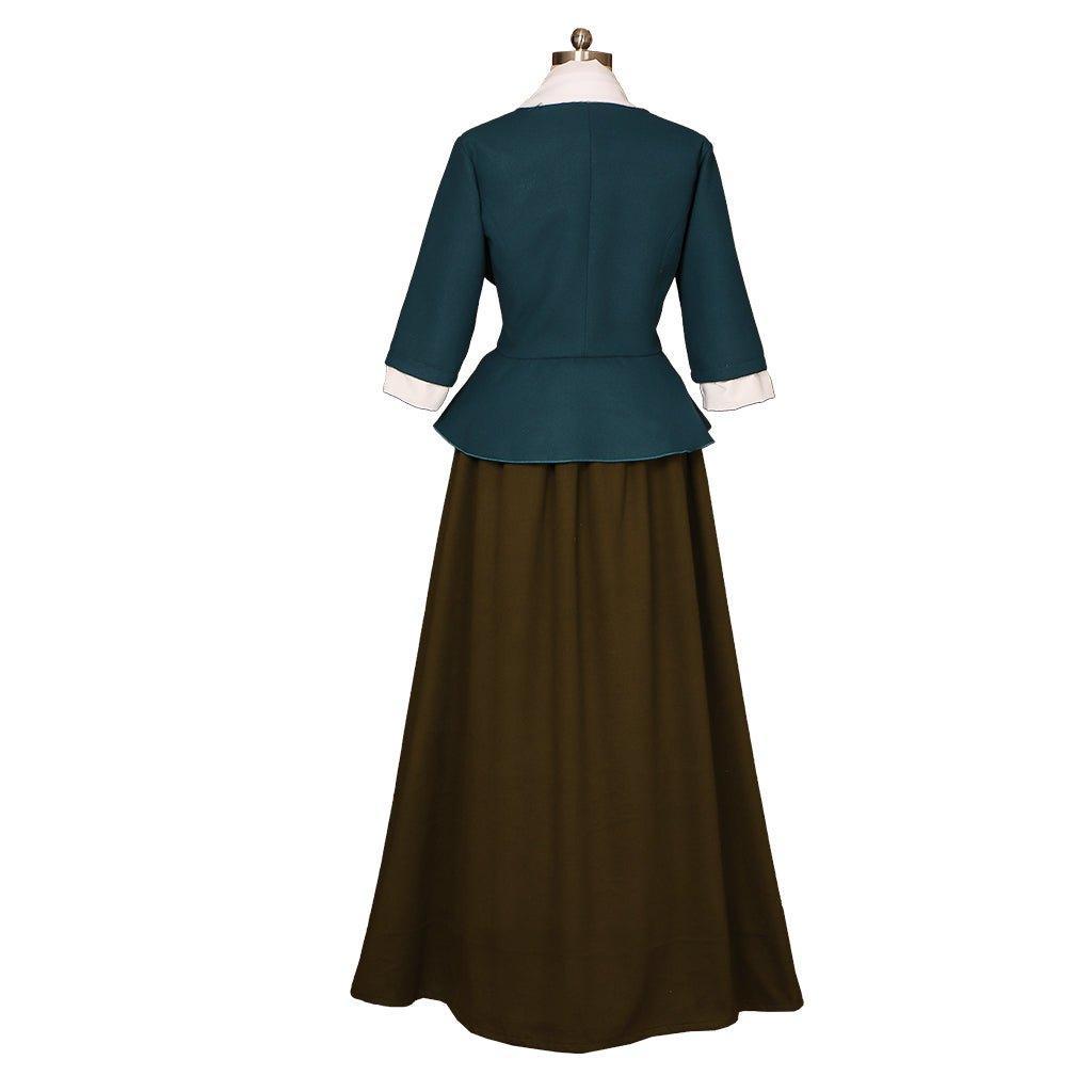 Astricos Claire Fraser Cosplay Dress | Authentic Scottish Highland Outfit | Elegant Southern Belle Costume - Astricos