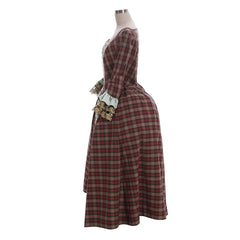 Astricos Claire Randall Fraser Cosplay Costume Gown | Women's Historical TV Series Dress - Astricos