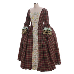 Astricos Claire Randall Fraser Cosplay Costume Gown | Women's Historical TV Series Dress - Astricos