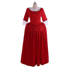 Outlander Inspired Claire Randall Red Ball Gown | Astricos Cosplay Costume for Events - Astricos