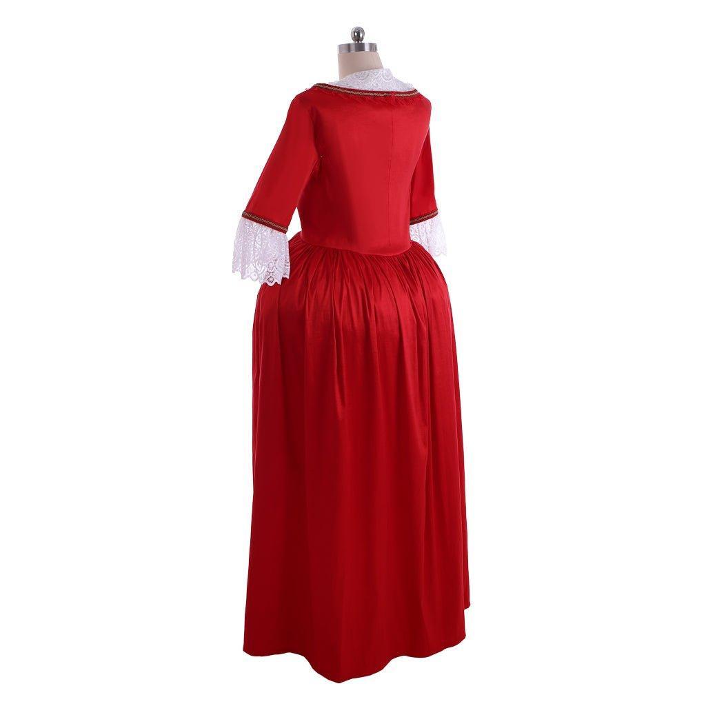 Outlander Inspired Claire Randall Red Ball Gown | Astricos Cosplay Costume for Events - Astricos