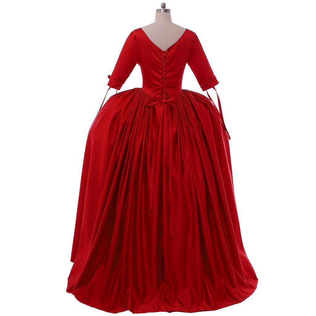 Astricos Claire Fraser Red Dress Cosplay Costume | 18th Century Victorian Gown | Outlander-Inspired for Events - Astricos