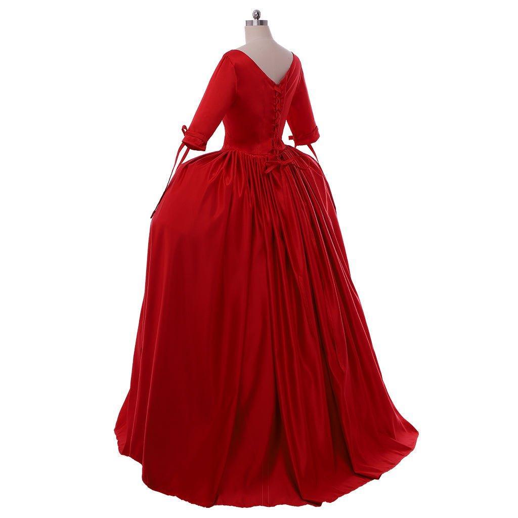 Astricos Claire Fraser Red Dress Cosplay Costume | 18th Century Victorian Gown | Outlander-Inspired for Events - Astricos