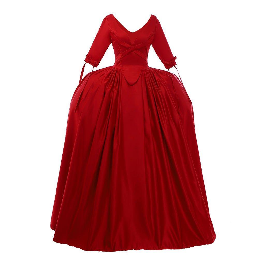 Astricos Claire Fraser Red Dress Cosplay Costume | 18th Century Victorian Gown | Outlander-Inspired for Events - Astricos